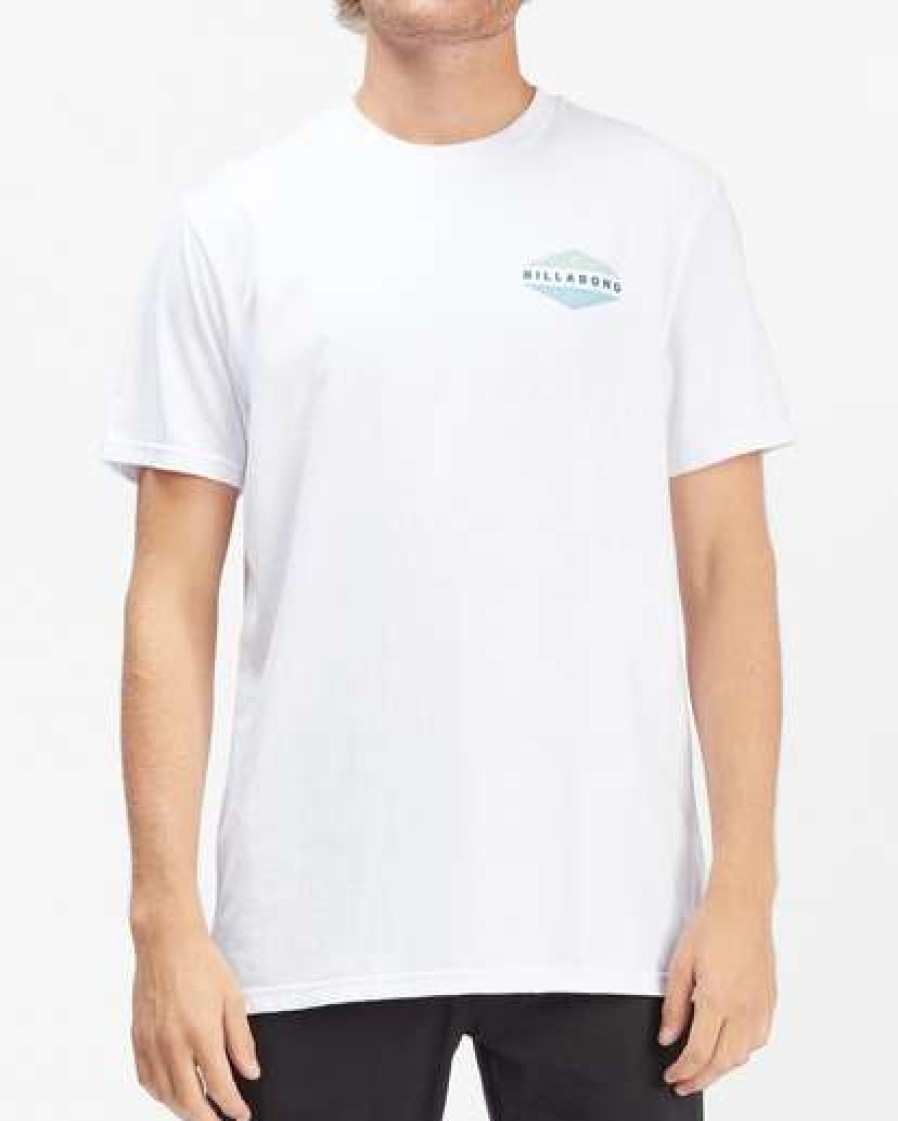 Tees * | Billabong Level Short Sleeve T-Shirt White