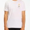 Tees * | Billabong A/Div Dazed Short Sleeve T-Shirt White White (Wht)