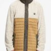 Fleece * | Billabong A/Div Boundary Offcut Zip-Up Jacket Oatmeal Heather Oatmeal Heather (Oah)