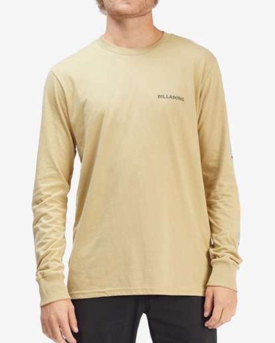 Clothing * | Billabong Tropics Long Sleeve T-Shirt Sand Dune Sand Dune (Sdu)