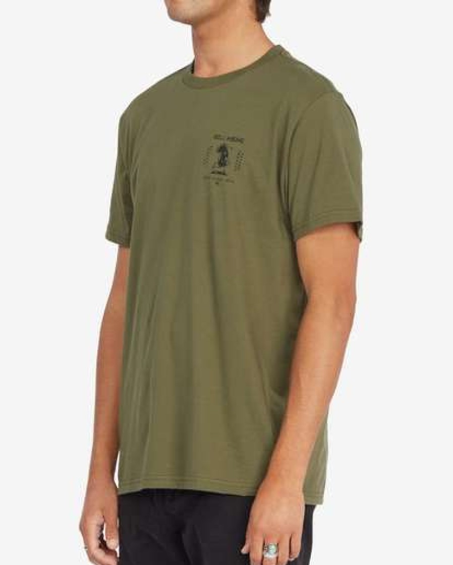 Tees * | Billabong Psyco Tropics Military Military (Mil)