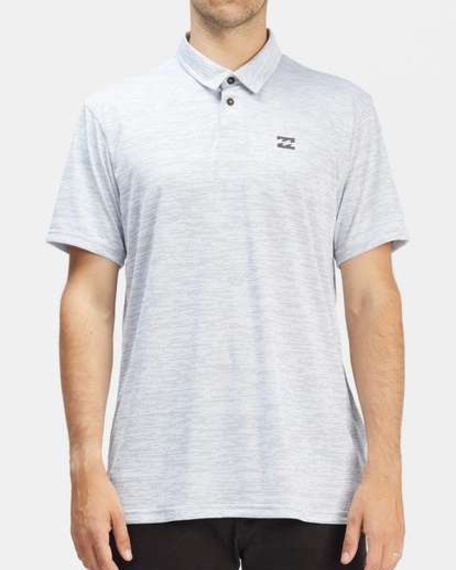 Shirts * | Billabong Daily Static Polo Shirt Dark Grey Heather