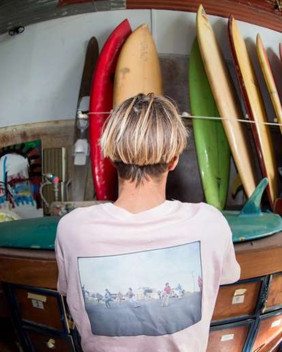 Tees * | Billabong Hill Bomb Crawford Short Sleeve T-Shirt Dusty Pink Dusty Pink (Dtp)