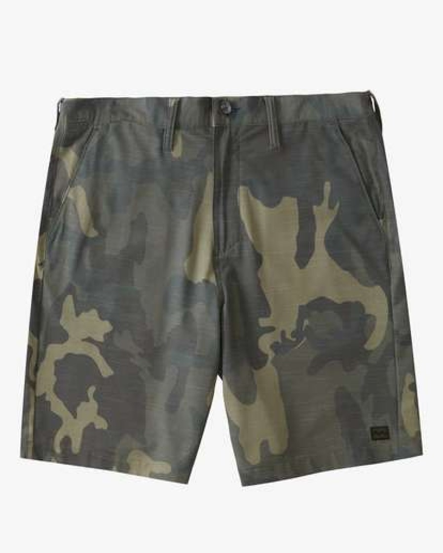 Shorts * | Billabong Crossfire Slub Camo Submersible Shorts 21 Black Camo