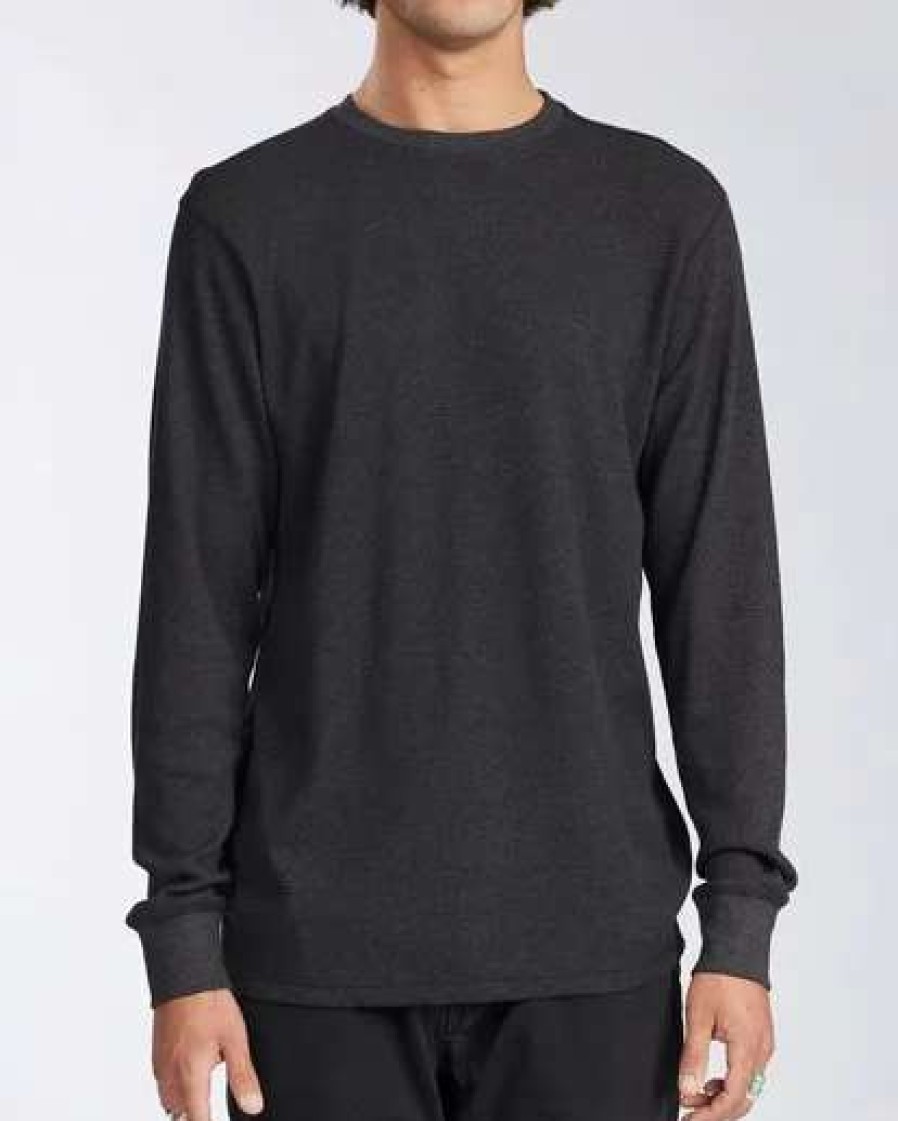 Shirts * | Billabong Essential Long Sleeve Thermal Sand Heather