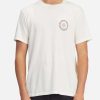 Clothing * | Billabong Worshipper Wave Washed Short Sleeve T-Shirt Off White