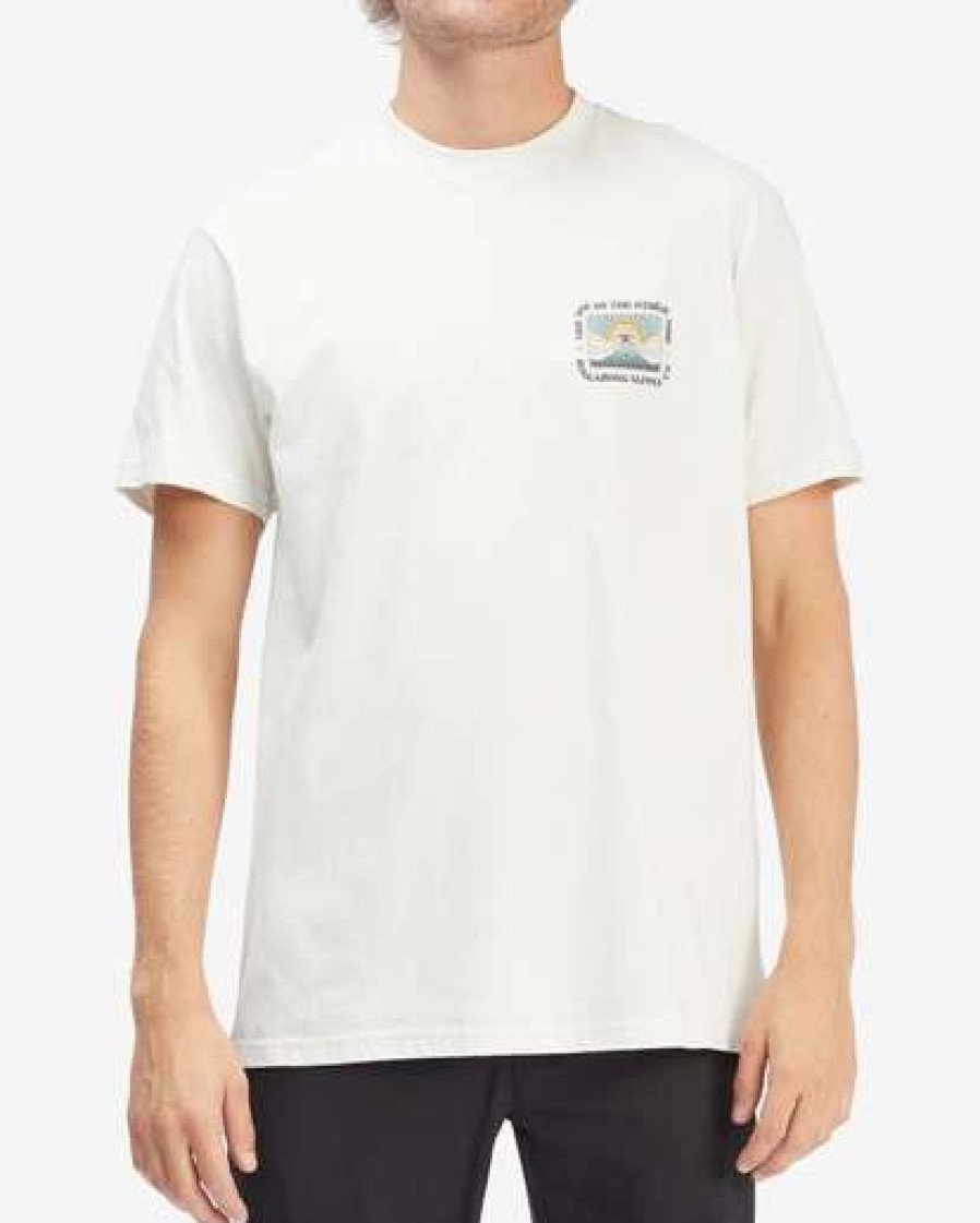 Clothing * | Billabong Sight Short Sleeve T-Shirt Off White Off White (Ofw)