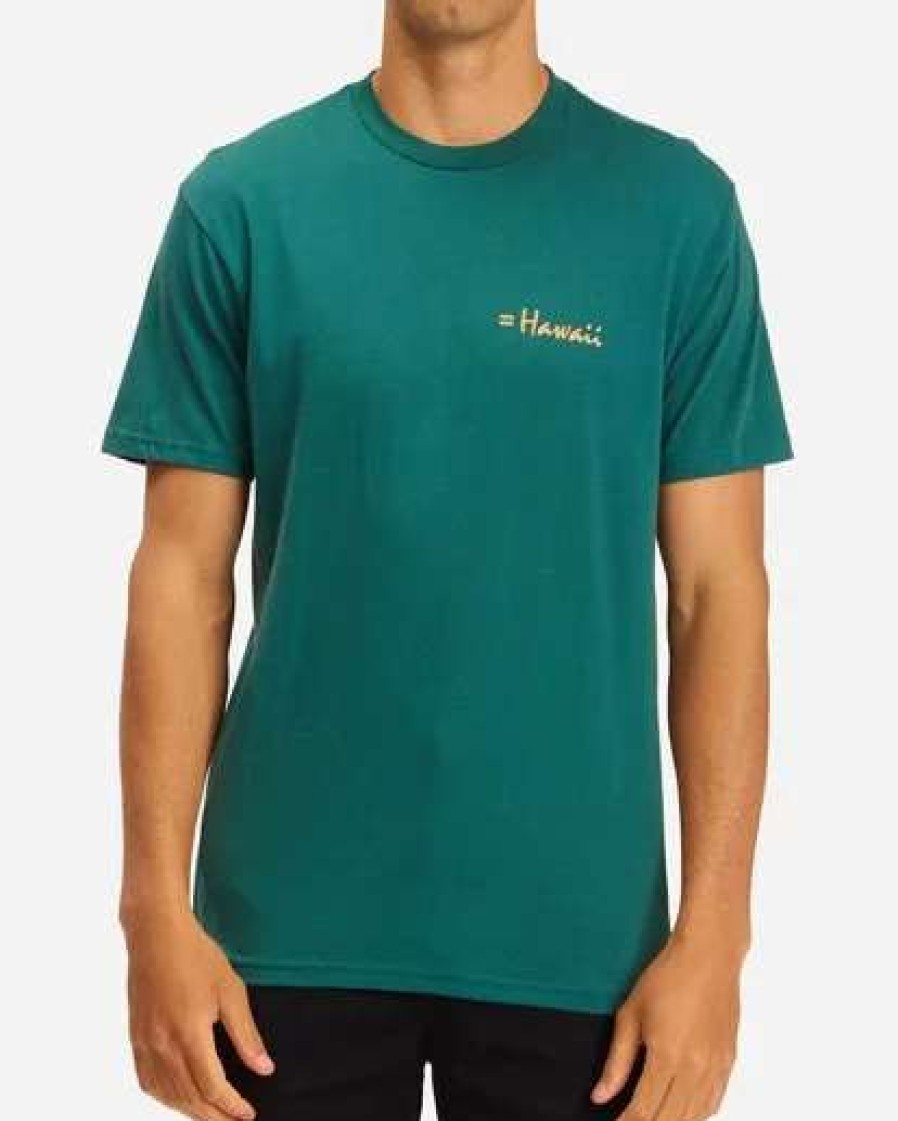 Tees * | Billabong Maui Hawaii Short Sleeve T-Shirt Deep Sea Deep Sea (Dps)