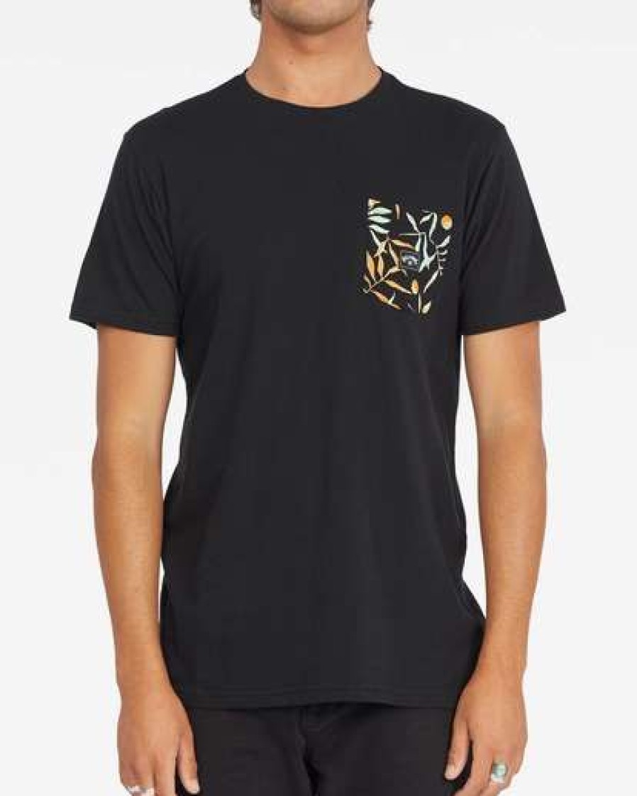 Tees * | Billabong Team Mini Pocket T-Shirt Black