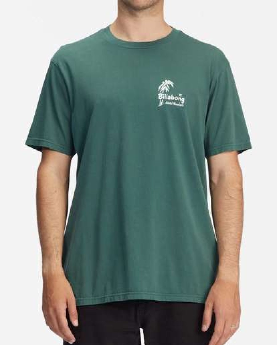 Clothing * | Billabong Leaves Wave Washed Short Sleeve T-Shirt Alpine