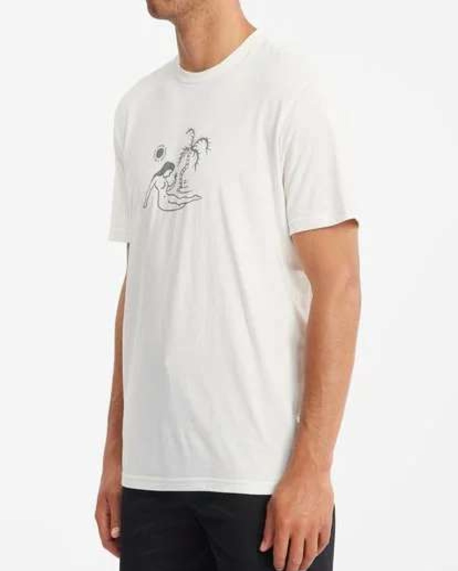 Tees * | Billabong Sun Worshiper Short Sleeve T-Shirt Off White Off White (Ofw)