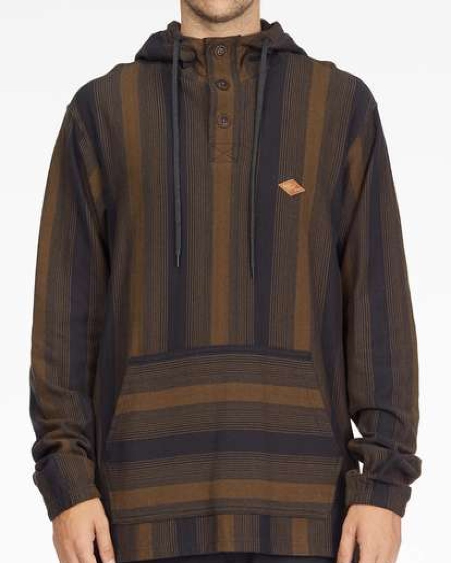 Hoodies & Fleece * | Billabong Rancho Pullover Hoodie Denim