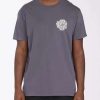 Tees * | Billabong Dye Cut Short Sleeve Wave Washed T-Shirt Char Char (Crc)