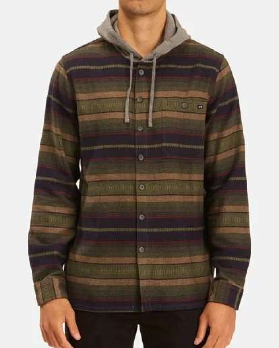 Shirts * | Billabong Baja Hooded Flannel Chino