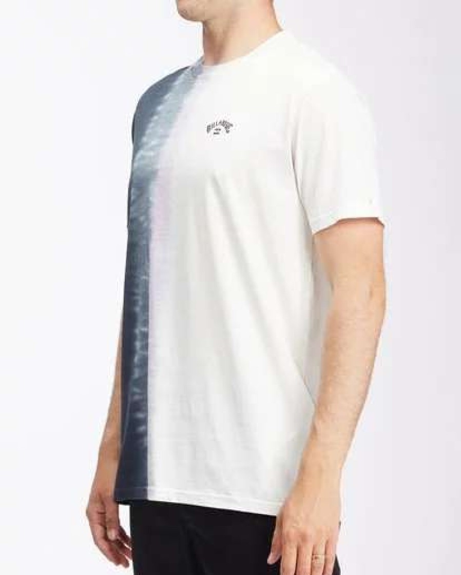 Tees * | Billabong Arch Wave Tie-Dye Short Sleeve T-Shirt Off White Off White (Ofw)