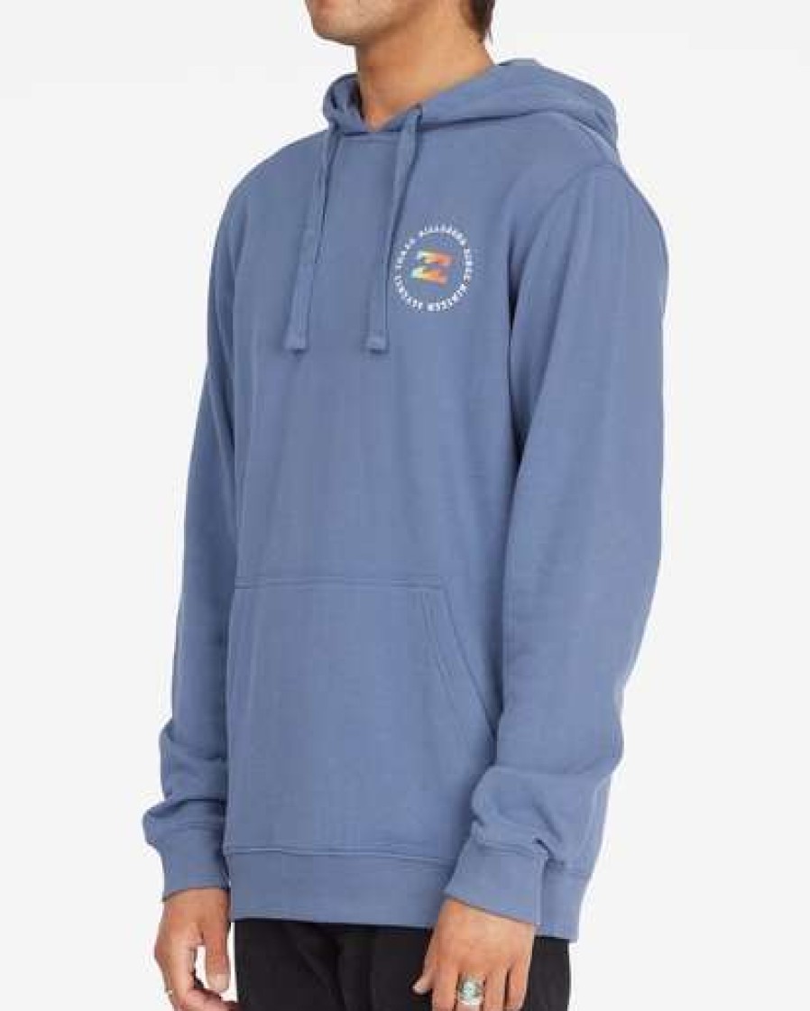 Hoodies & Fleece * | Billabong Seventy Three Pullover Hoodie Slate Blue Slate Blue (Slb)