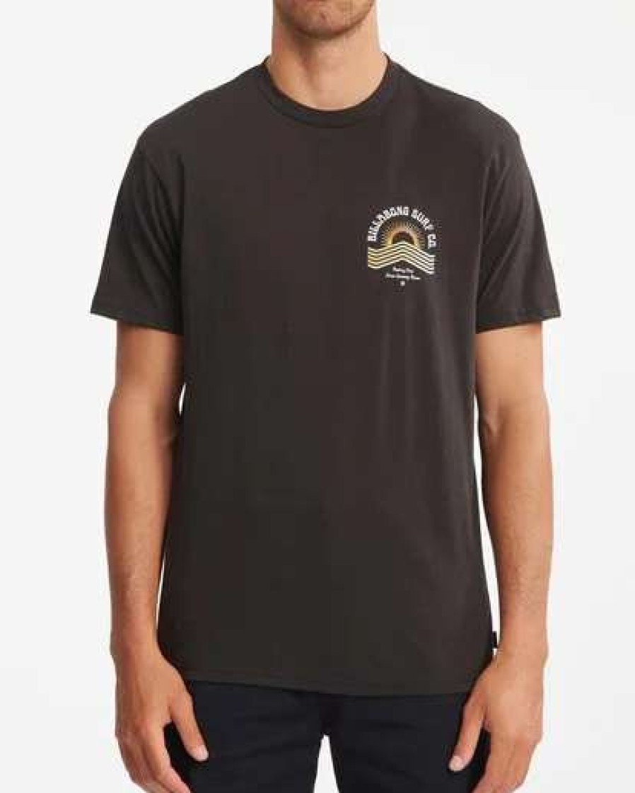 Tees * | Billabong T-Street Short Sleeve T-Shirt Black Black (Blk)