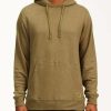 Hoodies & Fleece * | Billabong A/Div Ventura Hemp Pullover Hoodie Military Military (Mil)