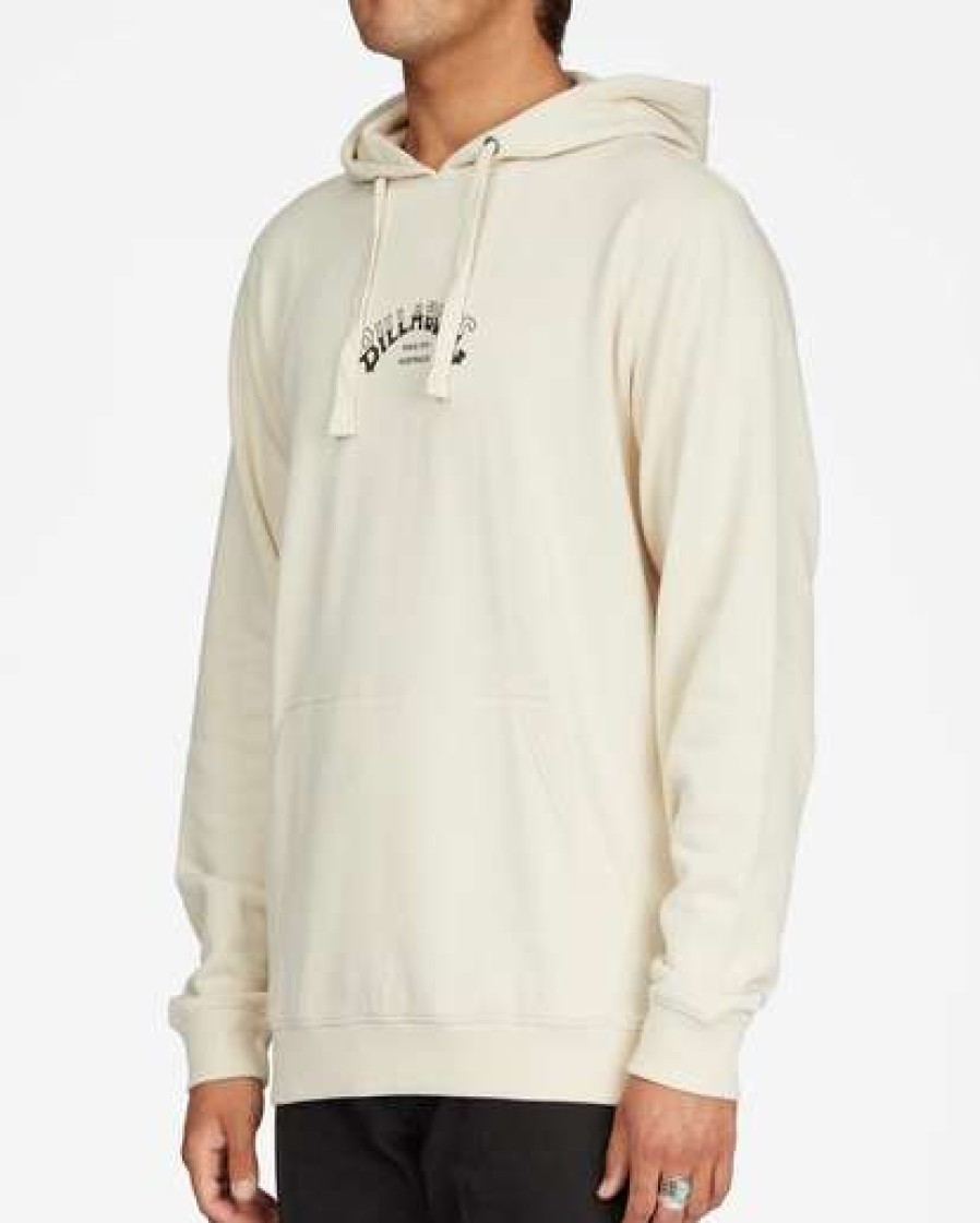 Hoodies & Fleece * | Billabong Bong Arch Hoodie Chino Chino (Chi)