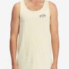 Clothing * | Billabong Arch Wave Washed Tank Top Mellow Yellow