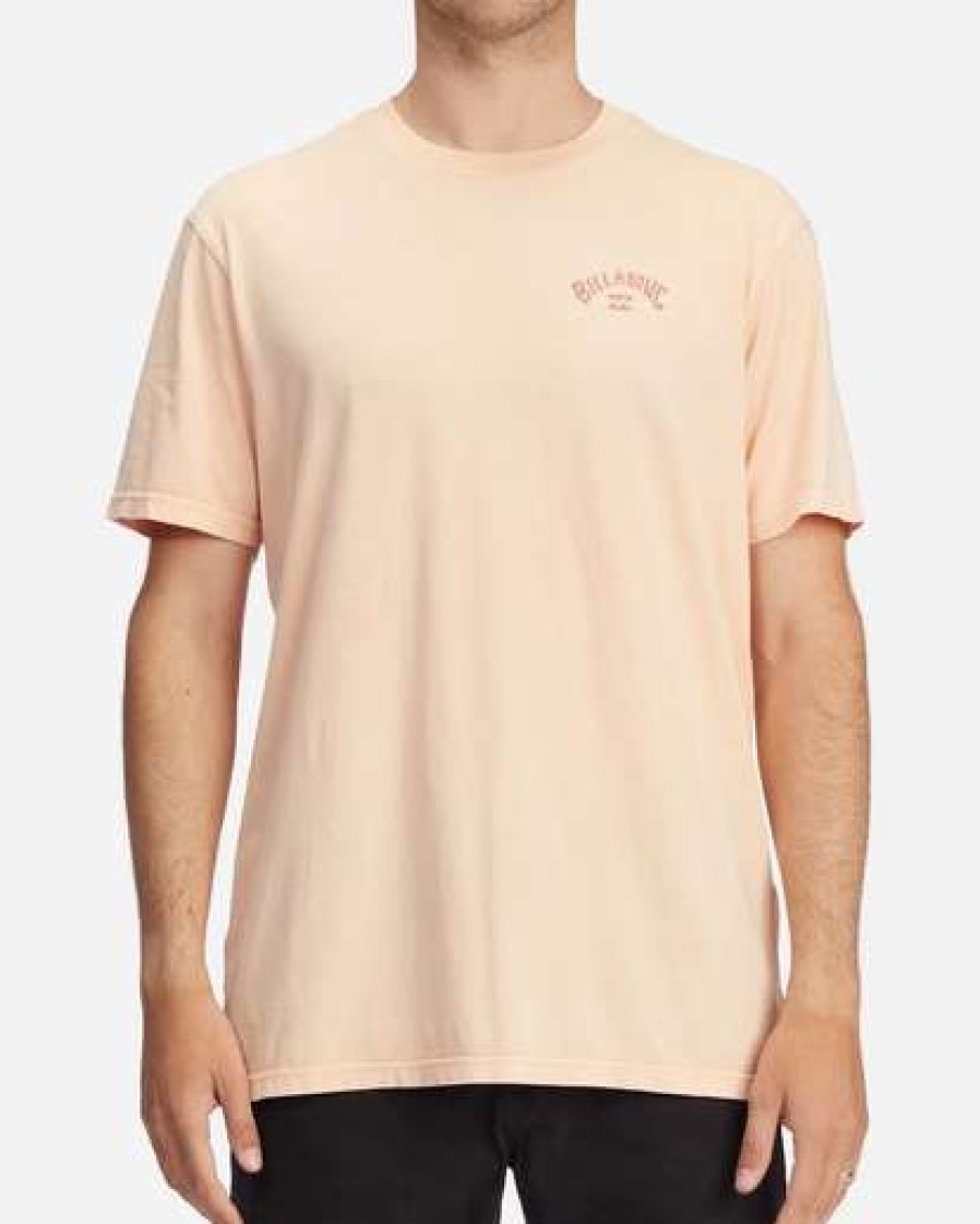 Clothing * | Billabong Arch Wave Washed Short Sleeve T-Shirt Seaglass