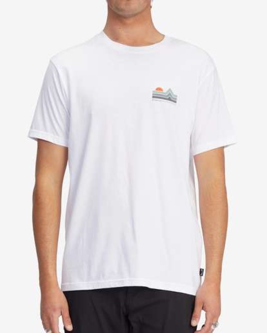 Tees * | Billabong A/Div Stretch Organic Short Sleeve T-Shirt White White (Wht)