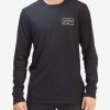 Clothing * | Billabong A/Div Arch Organic Long Sleeve T-Shirt Black