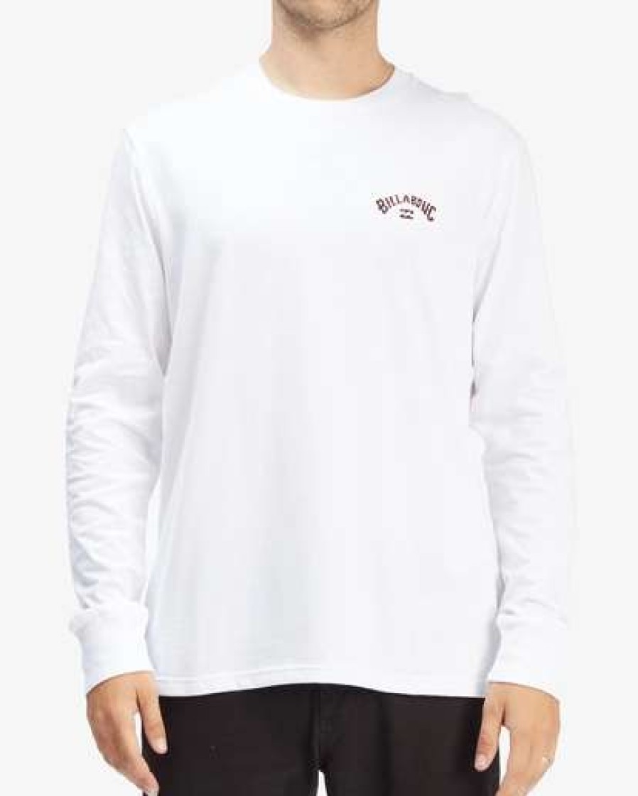 Clothing * | Billabong A/Div Arch Organic Long Sleeve T-Shirt Black