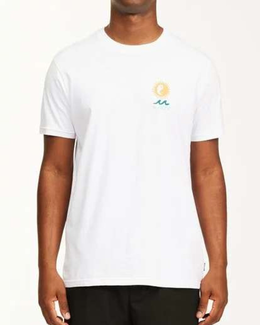 Tees * | Billabong A/Div Wonders Short Sleeve T-Shirt White White (Wht)