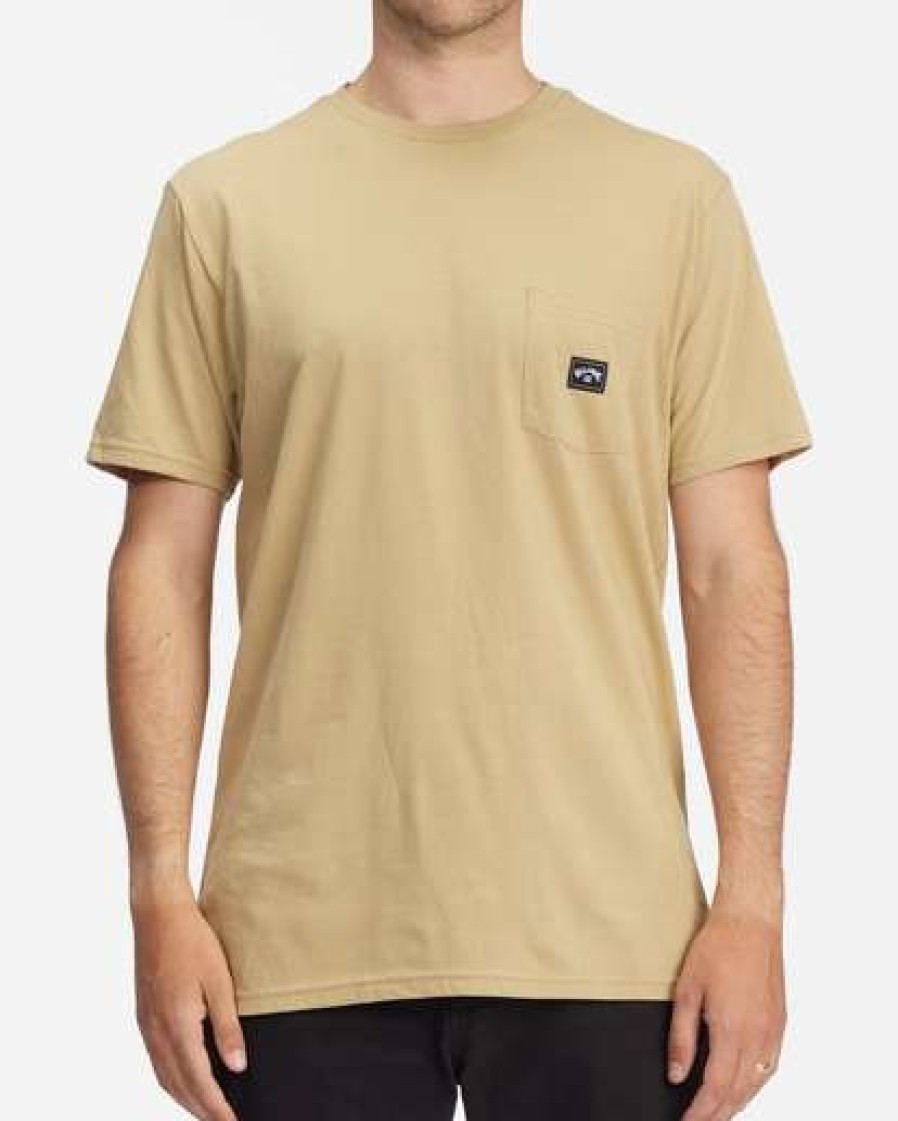 Clothing * | Billabong Lounge Pocket T-Shirt Sand Dune