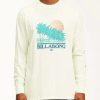 Tees * | Billabong Club Tropix Long Sleeve Wave Washed T-Shirt Seaglass Seaglass (Sgl)