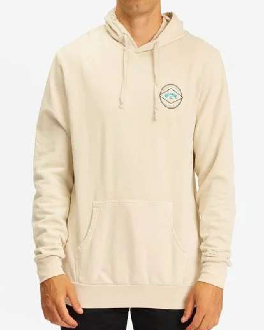 Hoodies & Fleece * | Billabong Wave Washed Rotor Arc Pullover Hoodie Bone