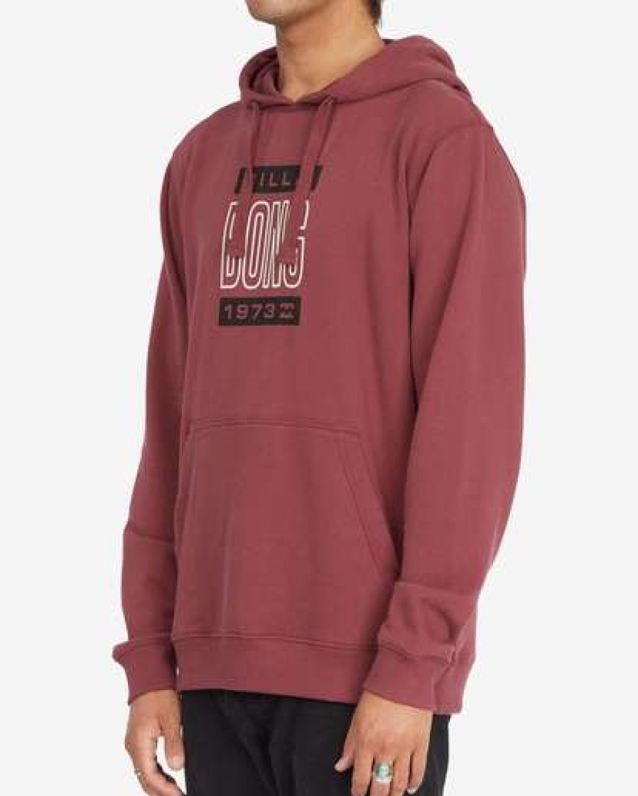 Hoodies & Fleece * | Billabong Bong Hoodie Burgundy Burgundy (Bur)