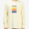 Clothing * | Billabong Vista Wave Washed Long Sleeve T-Shirt Mellow Yellow Mellow Yellow (Mly)