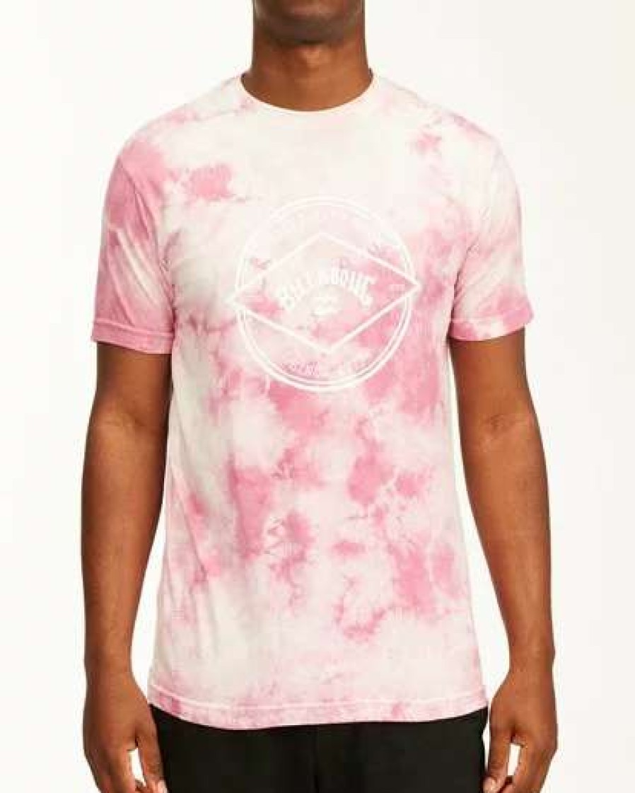 Tees * | Billabong Tie Dye Rotor Arch Short Sleeve Tee Mint