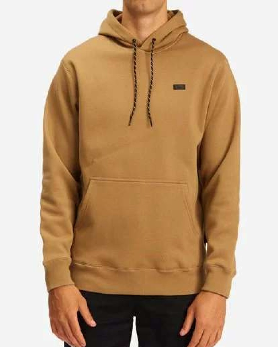 Fleece * | Billabong A/Div Shoreline Pullover Hoodie Clay