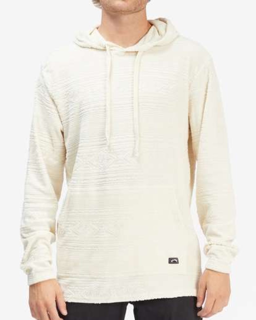 Hoodies & Fleece * | Billabong Flecker Jacquard Pullover Hoodie Natural Natural (Nat)