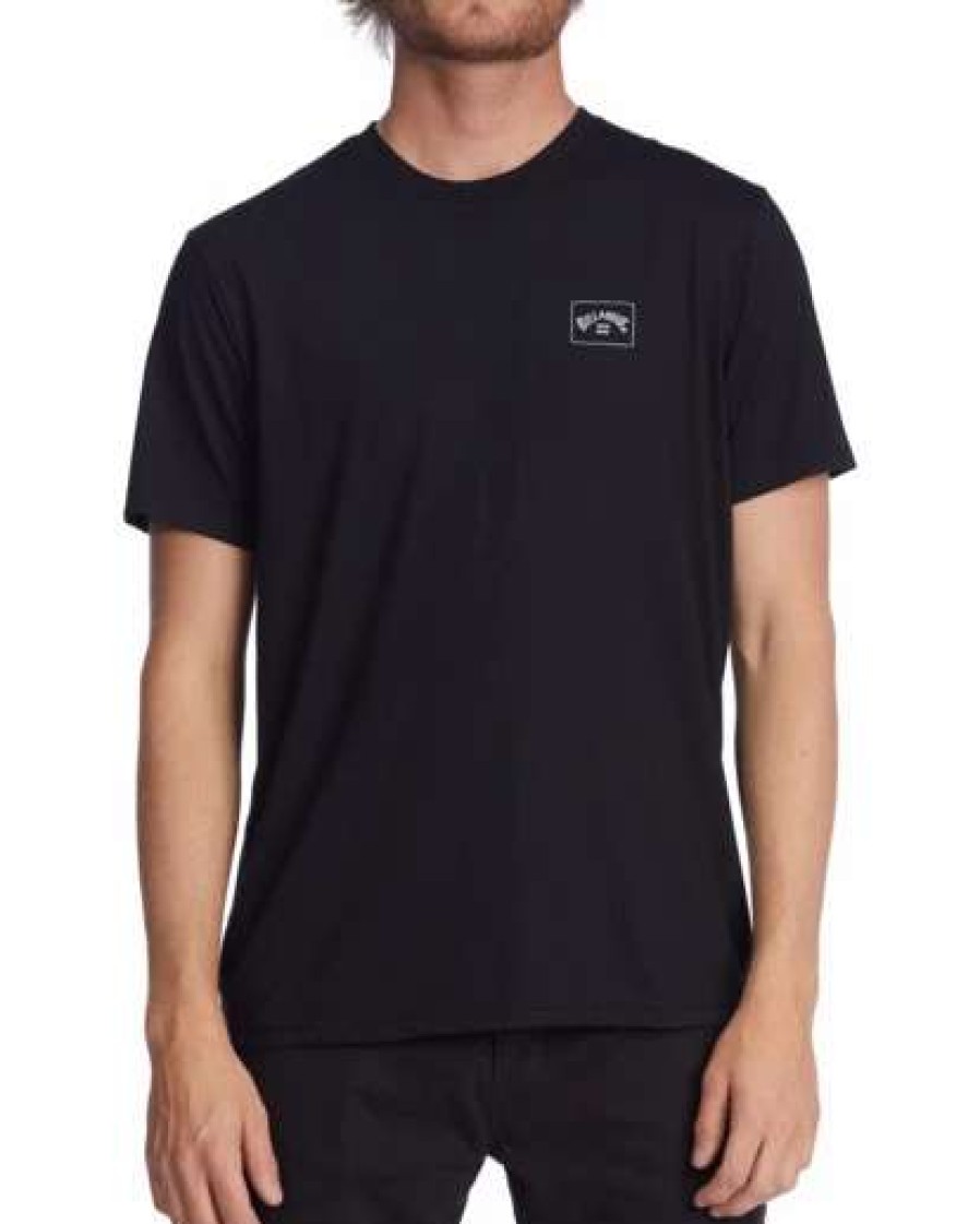 Tees * | Billabong A/Div Performance Arch Uv Short Sleeve T-Shirt Dark Grey Heather