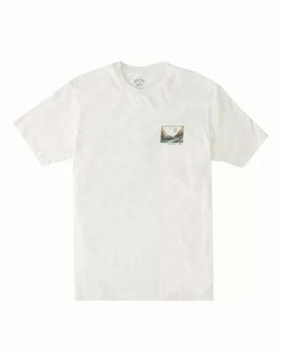 Clothing * | Billabong Gateway Organic Short Sleeve T-Shirt Off White Off White (Ofw)