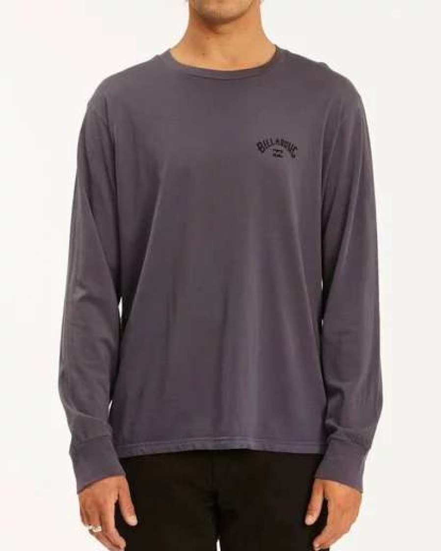 Tees * | Billabong Archwave Wave Washed Long Sleeve T-Shirt Char