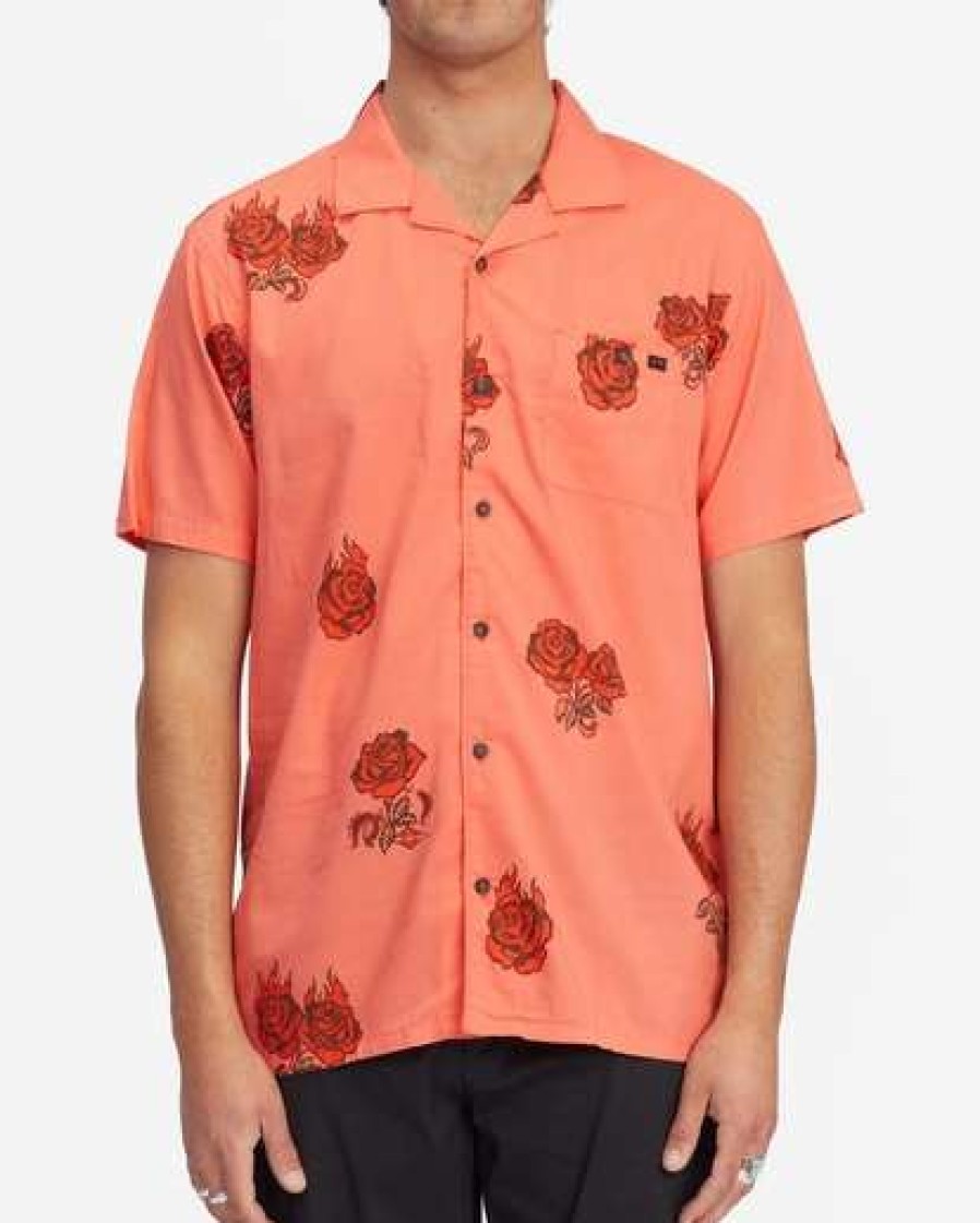 Shirts * | Billabong Sundays Vacay Short Sleeve Shirt Navy