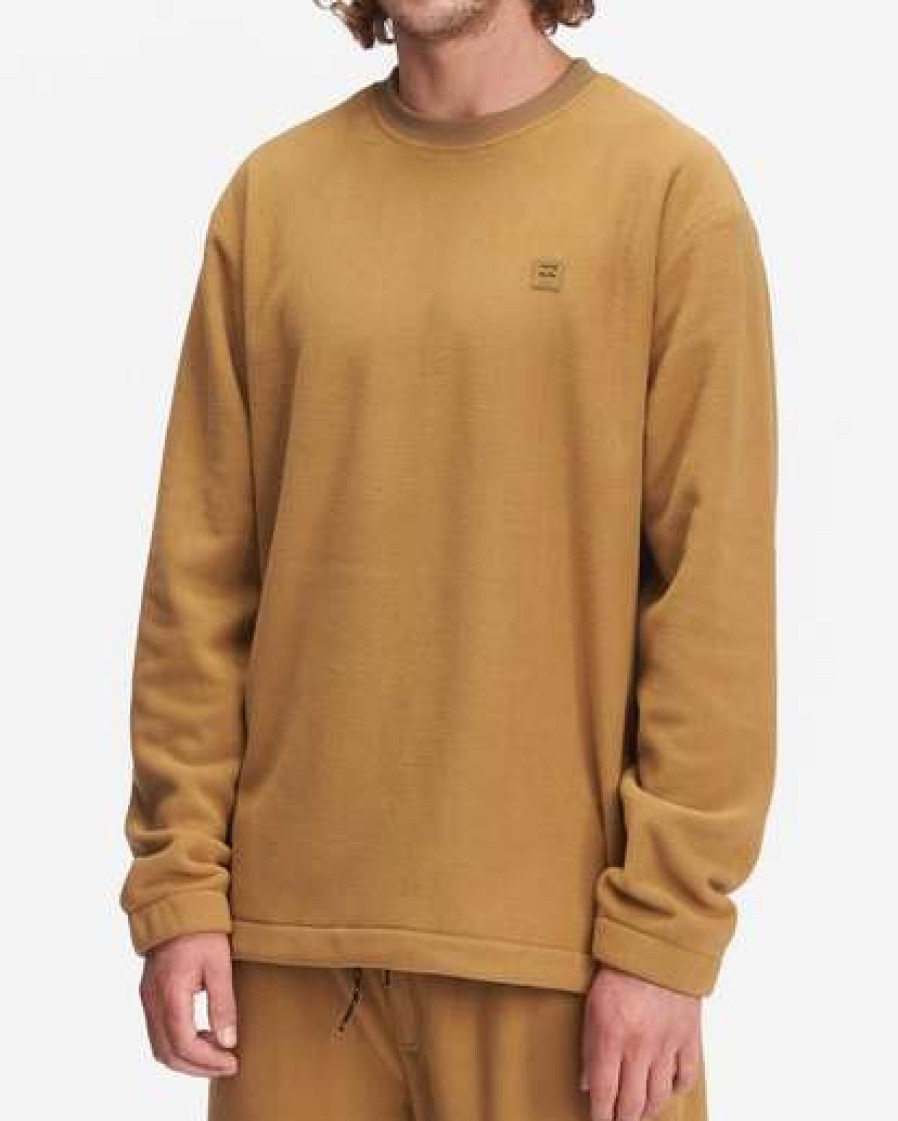 Fleece * | Billabong A/Div Furnace Crewneck Pullover Clay Clay (Cly)