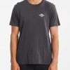 Tees * | Billabong Diamond Wave Washed Short Sleeve T-Shirt Washed Black