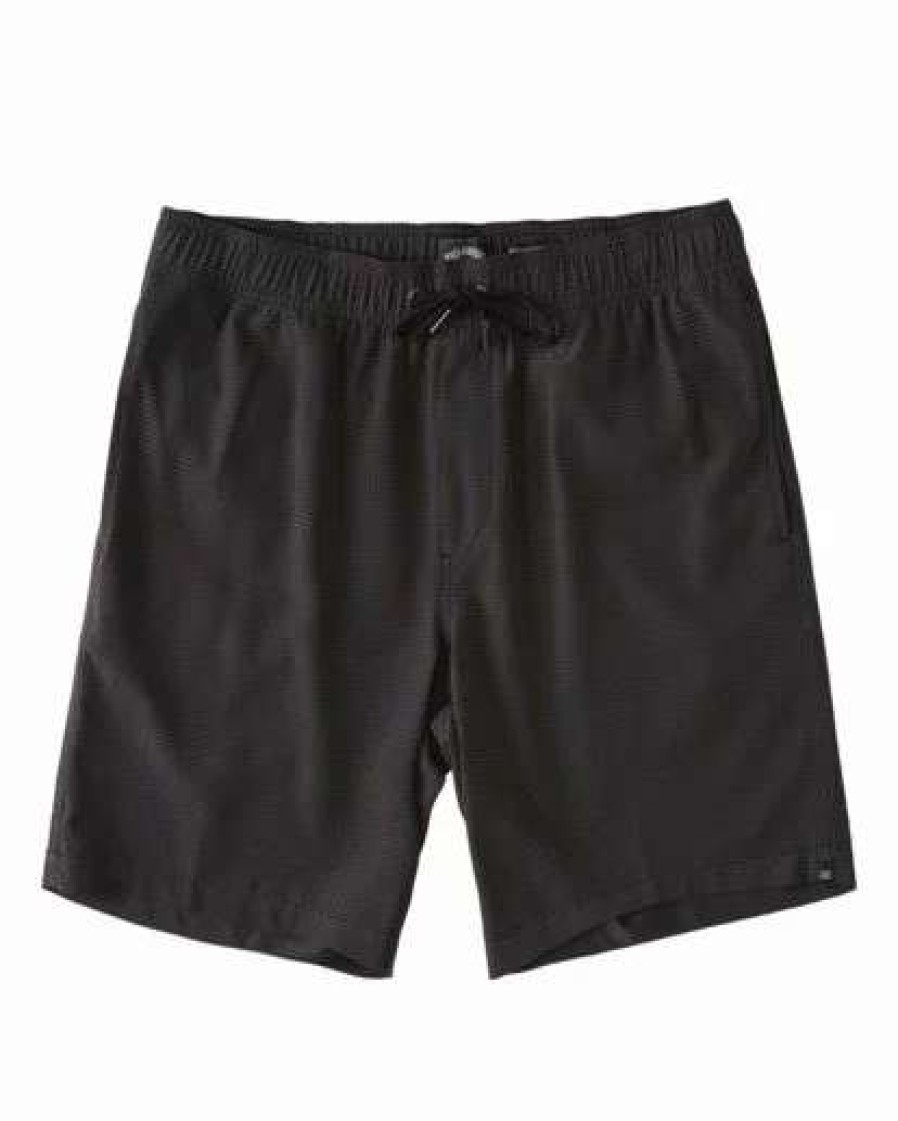 Shorts * | Billabong A/Div Surftrek Elastic Performance Shorts 18 Black