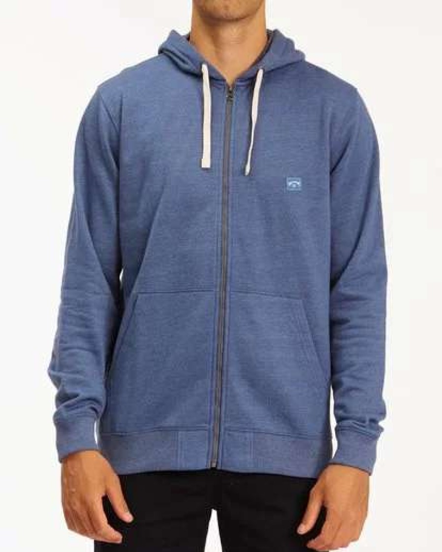 Fleece * | Billabong All Day Zip Hoodie Black