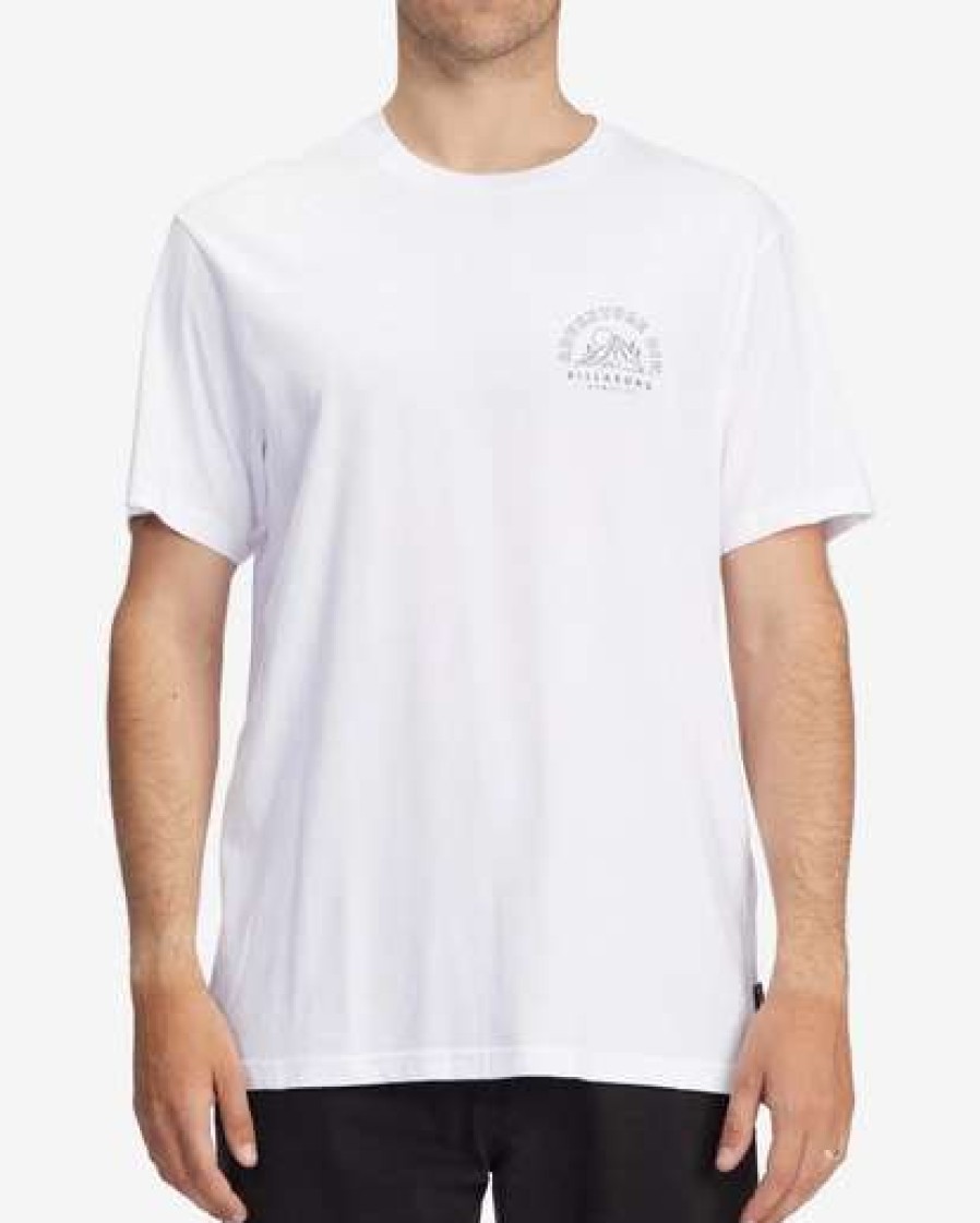 Clothing * | Billabong A/Div Compass Organic Short Sleeve T-Shirt White White (Wht)