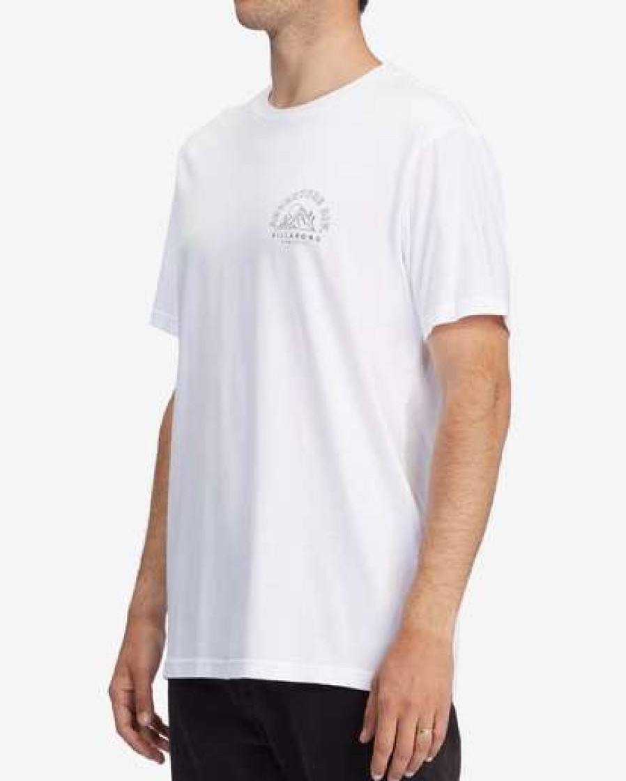 Clothing * | Billabong A/Div Compass Organic Short Sleeve T-Shirt White White (Wht)