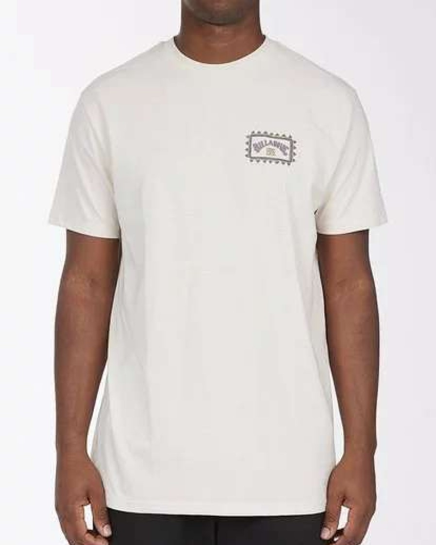 Tees * | Billabong Arch Wave Uv Short Sleeve T-Shirt Rock Rock (Roc)