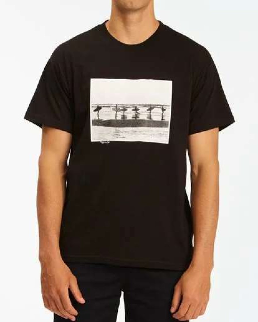 Tees * | Billabong Runaround Crawford Short Sleeve T-Shirt Black Black (Blk)