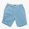 Clothing * | Billabong Wave Washed Theme Arch Sweatshorts Smoke Blue Smoke Blue (Smb)